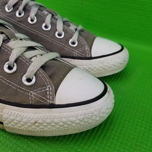 ✅Converse All Star Chuck Taylor Grey Low Top Canvas Sneakers Unisex Adult W7/M5 - Picture 11 of 16